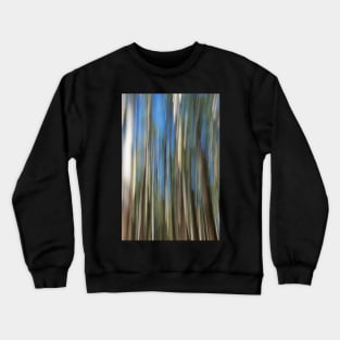 blurred trees Crewneck Sweatshirt